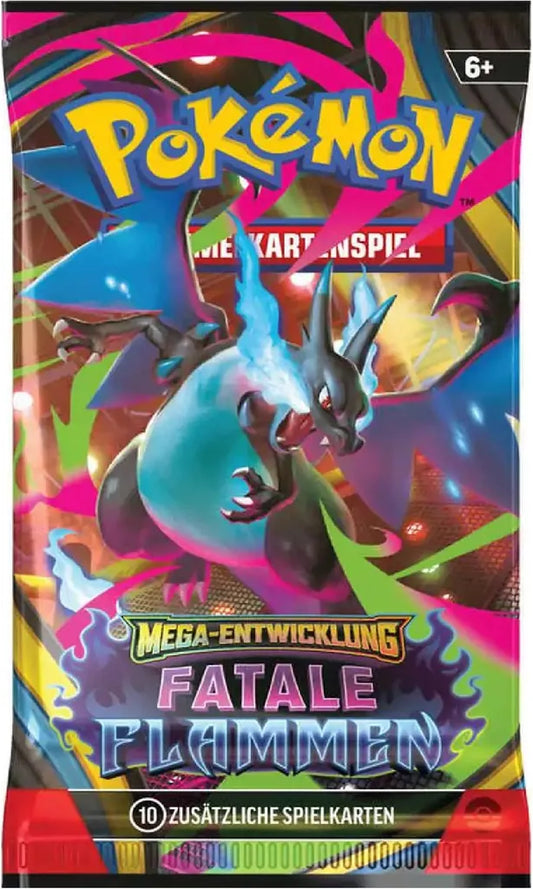 Pokemon TCG - Fatale Flammen Booster Deutsch